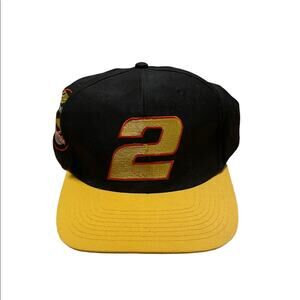 Vintage Rusty Wallace Strapback Racing Hat - #2, NASCAR
